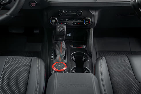 Transmisión Automática de 10 velocidades con reductora equipada en Ford Bronco Raptor 2025